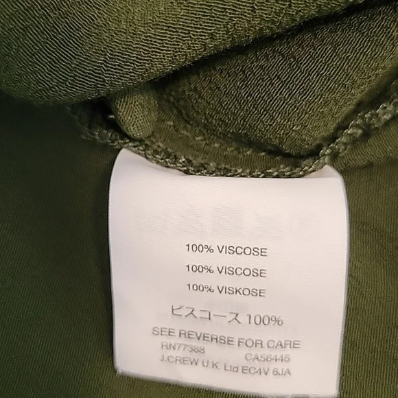 Madewell Heather Button Green Tunic Tank Sleeveless Shift Dress Twee Women's S - Picture 10 of 10